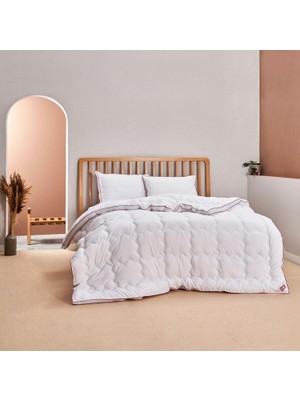 Balance Düz Dış KUMAŞ:%100 Pamuk, Iç Dolgu: Elyaf Yorgan, Beyaz, Tek Kişilik