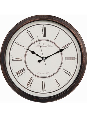 706-2 Modern Kadranlı Roma Rakamlı Sessiz Akar Duvar Saati, 42CM