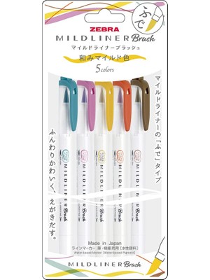 Zebra Brush Pen 5c-Rc-N Set