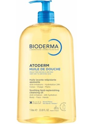 Atoderm Shower Oil Kuru Ciltler Için Niasinamid Içeren Nemlendirici ve Besleyici Duş Yağı Bebek, Çoc