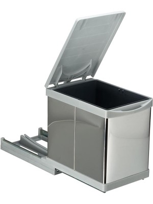 Toty 21700 Raylı Dolap Içi Çöp Kovası 16 Litre