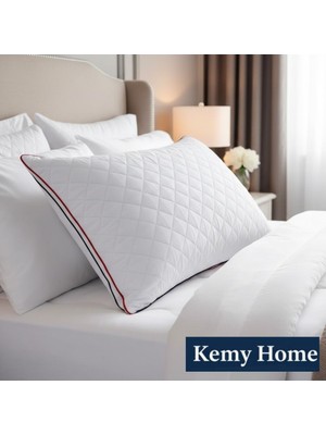 Kemy Home 2 Adet Arabiyeli Kapitoneli Klimalı Yastık Yoğun Dolgulu 1000 gr - 50X70 cm