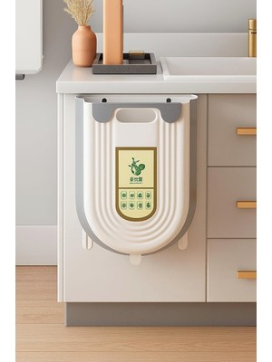 Kyrotech Katlanabilir Körüklü Mutfak Dolap Içi Çöp Kovası – 20KG Taşıma Kapasiteli, Kompakt ve Dayan
