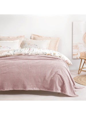Bedding Holly Wellsoft Battaniye Çift Kişilik - Pudra