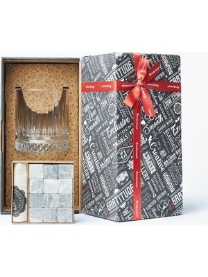 Klasik Viski Bardağı Hediye Seti - Hediye Kutulu 12 Parça Viski Taşı - Babalar Için Hediye Fikri, Er