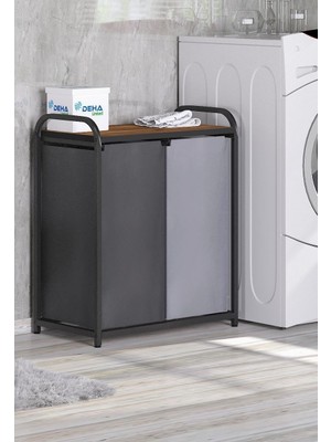 Dehalimited Ikili Renkli ve Beyazlar Için Çamaşır Sepeti Banyo Dolabı Kirli Sepetli Banyo Düzenleyic