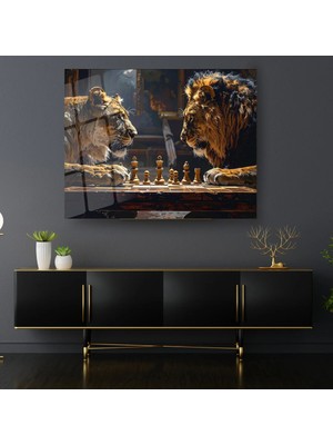 Glitglass Cam Tablo – Kralların Oyunu