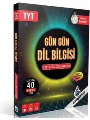 Strateji Yayıncılık Yks Tyt Gün Gün Dil Bilgisi Soru Bankası