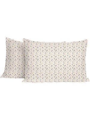 Soley | Mix & Match | Mozaic |%100 Pamuklu 2’li Yastık Kılıfı Seti Petrol Yeşili