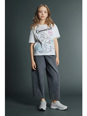 DeFacto Baggy Fit Geniş Paça Jean Pantolon Kız Çocuk G4653A826SP