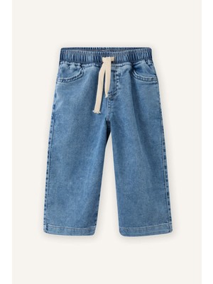 DeFacto Beli Lastikli Jean Pantolon Erkek Bebek G7555A526SP