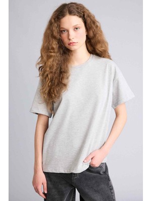 DeFacto Oversize Basic Tişört E4935AX26SP