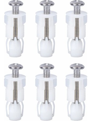 Pamtns Genişletme Vidası Klozet Kapağı 6 Parça Tuvalet Oturağı Vidaları Tuvalet Klozet Kapağı Için K