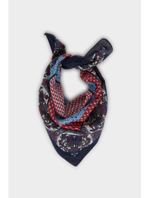 DeFacto Kadın Desenli Pamuklu Bandana A0847AX26SM