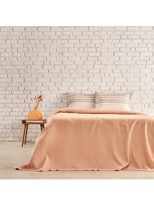 Soho DÜZ%100 Pamuk Pike Takımı, Taba, Tek Kişilik