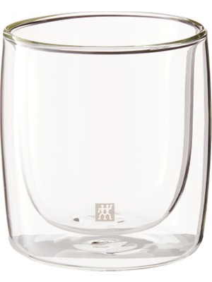 Zwıllıng Sorrento Çift Camlı 2'li Viski Bardağı, 266 Ml, Cam, Şeffaf Cam