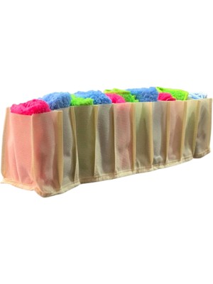 Organizer Dolap Içi/çekmece/bavul Düzenleyici Fonksiyonel Akordiyon Aç Kapa Taşınabilir Pratik Renkl