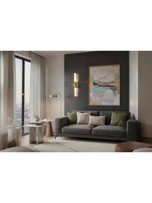 Elizim Home Lighting Linea Gold Pilli Aplik