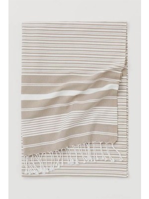 PEŞTEMAL%100 Pamuk Banyo Havlusu Bej