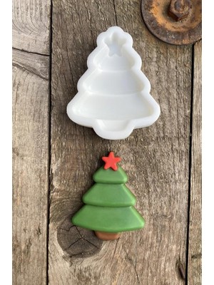 Rufus Concept Yılbaşı Çam Ağacı Mum Kalıbı (Silikon)