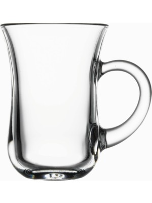 -G4 Çay Bardak 6 Lı Kulplu Çay Bardağı