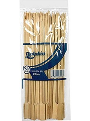 Kullan At Market Yassı Çöp Şiş 20CM 50LI