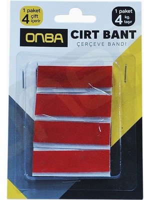 Pink & Blue Home - Çift Taraflı Bant | Çerçeve Bandı | Cırt Bant