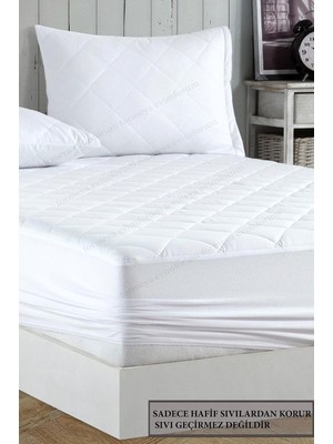 Adelya Mikrofiber Alez Kapitone Fitted Yatak Koruyucu Alez (16 Ebat) (160 x 200)