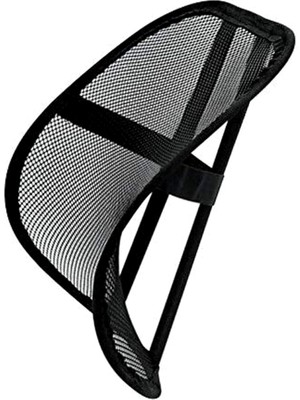 Luti Concept Fileli Ortopedik Oto Bel Sırt Destek Minderi Destekli Ayarlanabilir Terletmeyen Araba O