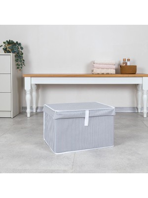 Orret Home Çok Amaçlı Kapaklı Sandık Tipi Hurç Organizer – Büyük Boy Saklama – Dolap Içi, Yatak Altı