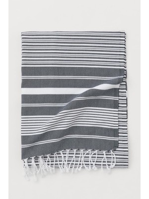 PEŞTEMAL%100 Pamuk Banyo Havlusu Siyah