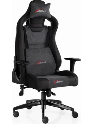 Xdrive Akdeniz Kumaş Profesyonel Koltuğu Gri/Siyah Modern Tasarım ve Ergonomik Yapı