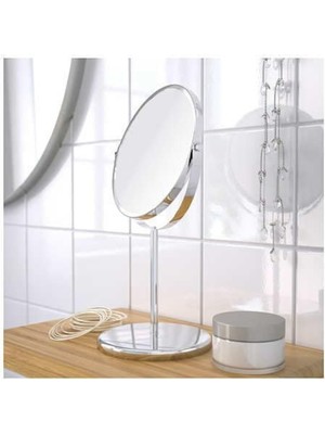 Özgürce Büyüteçli Çift Taraflı Makyaj ve Tıraş Aynası, Pratik ve Şık Tasarım