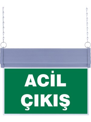 Evimdeyokyok SG051-D3 Çift Yönlü Acil Yönlendirme Armatürü (Zincirli) Acil Çıkış