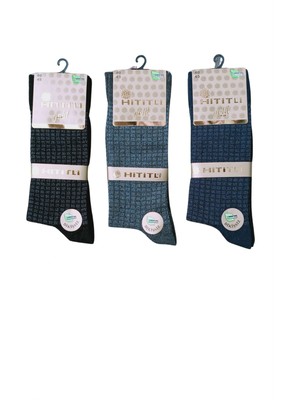 Liyuza Hititli Gold Dikişsiz Bambu Erkek Çorap Asorti Renkler 6 Adet