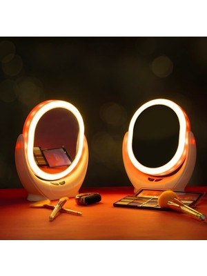 Özgürce Şık ve Taşınabilir LED Aydınlatmalı Makyaj Aynası