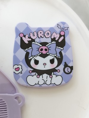 Özgürce Renkli Çocuk Taraklı Ayna Seti Kuurommi Sanrio Ayıcık Figürü