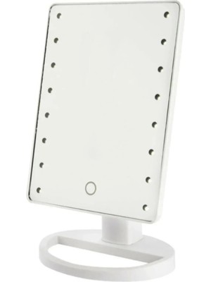 Özgürce Dokunmatik LED Işıklı Masaüstü Makyaj Aynası, Parlak ve Kullanışlı