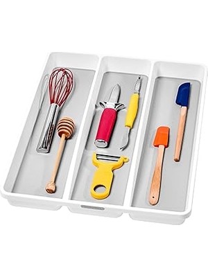 SHC4200 Madesmart 29100 Range Çekmece Bis 3 Adet Plastik Beyaz 41 x 34 x 4,5 cm