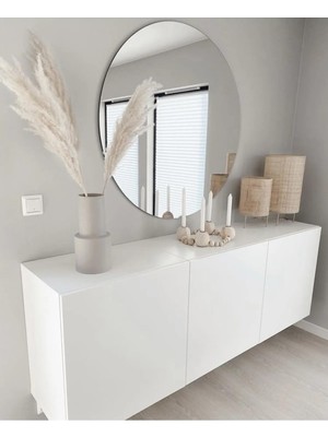 Özgürce Şık 60 cm Yuvarlak Dekoratif Ayna, Konsol ve Hol Için Ideal