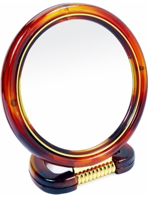 Özgürce Çift Taraflı Büyüteçli Masa Üstü Makyaj Aynası 12X12 cm