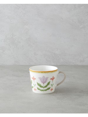 English Home Floral Garden New Bone China Kupa 450 ml Renkli