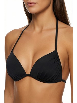 Penti Siyah Mini Üçgen Bikini Üstü