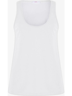 Penti Kırık Beyaz Basic Modal Atlet Üst