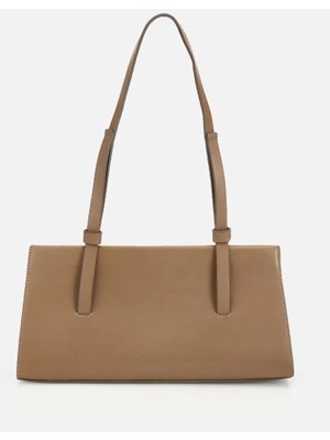 Hotiç Kadın Vizon Mıknatıs Detaylı Omuz Çantası