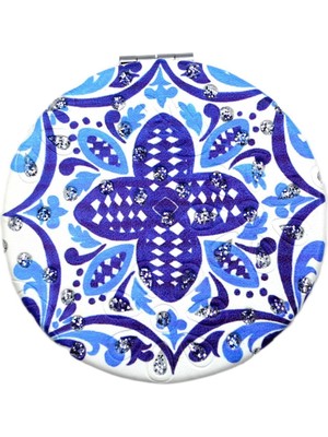 Özgürce Kare Çift Taraflı Cep Makyaj Aynası, Şık ve Pratik Tasarım