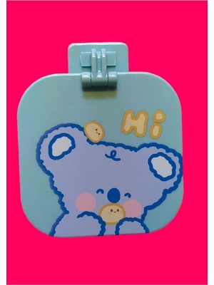 Özgürce Renkli Çocuk Makyaj Aynası Seti, Tarak Hediyeli, Eğlenceli ve Şık