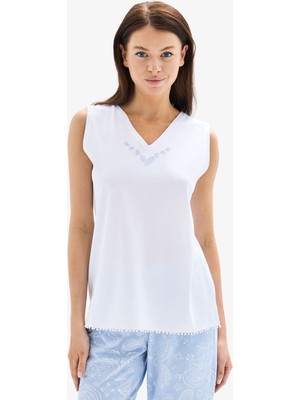 Blackspade Kadın Pijama Takımı 52029 - Beyaz