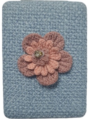 Özgürce Örgü Motifli Katlanabilir Mini Makyaj Aynası, Şık ve Pratik Tasarım