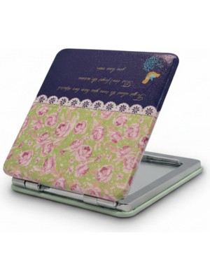 Özgürce 6x6 cm Kare Taşınabilir Makyaj Aynası, Şık ve Hafif Tasarım